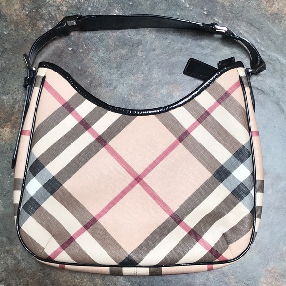 Burberry Nova Check Hobo Handbag - Picture 1 of 8